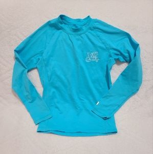 Val Surf Aqua Unisex Rashguard Size 10 KIDS
